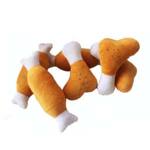 狗玩具 HelloDOG 玩具嚴選 狗狗咇咇公仔磨牙玩具 雞肶 1隻