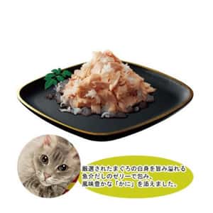 Japan Kaiseki, Moisted Food Pack for Cat, Tuna, Seafood and Crab Meat Flavored, 40g, (Red) (圖片3)