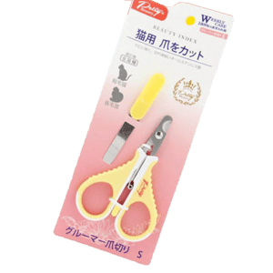 皮膚毛髮護理 Petiy Beauty 用具嚴選 剪刀型指甲鉗連銼刀套裝 貓貓專用 (Y91127)