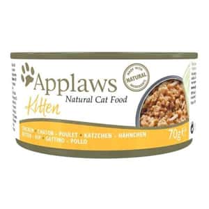 Applaws Applaws 幼貓罐頭 天然優質雞胸 Kitten Tin Chicken 70g (黃) (1001) (新包裝)