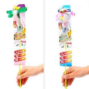 逗貓棒 日本アソート 狩獵貓逗貓棒 蟲蟲或蜻蜓 (款式隨機)