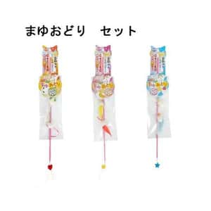 逗貓棒 日本Petz Route 釣魚竿型跳舞繭逗貓棒 (顏色隨機)