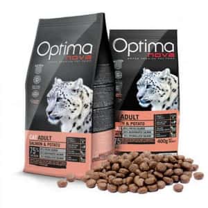Optima Optima nova 無穀物雪豹三文魚美毛配方 Salmon & Potato 8kg (OCS-GL)
