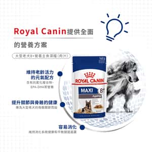 Royal Canin 法國皇家 狗濕糧 大型老犬8+營養主食濕糧 (肉汁) 140g (3173400) (圖片5)