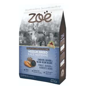 ZOE ZOE 狗糧 雞肉配藜麥及黑豆 成犬益生菌腸道活化配方ZO912 11lbs (5kg)