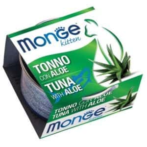 Monge Monge 貓罐頭 清新鮮果系列 幼貓配方 吞拿魚蘆薈 80g (MO3291)