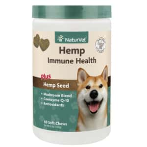 貓犬用保健用品 NaturVet天然寶 保健品 大麻籽提高免疫力配方 60粒 (N5911) (TBM)