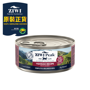 ZiwiPeak ZiwiPeak 貓罐頭 鹿肉配方 Venison 85g (CCV85) (新舊包裝隨機發貨)