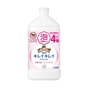生活用品超級市場-日本LION-Kirei-Kirei-泡泡洗手液-柑橘果香-800ml-補充裝-粉紅色-個人護理用品-寵物用品速遞