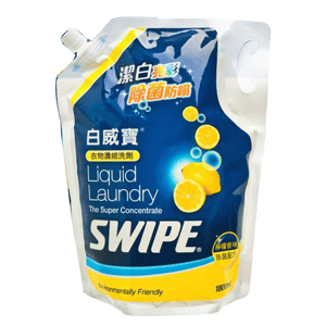 生活用品超級市場-Swipe-白威寶-洗衣液-檸檬香味補充裝-1800ml-SW068-洗衣用品-寵物用品速遞