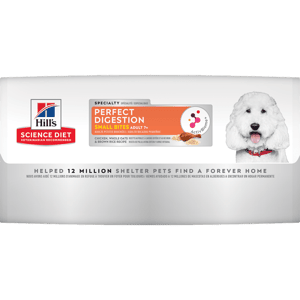 Hills Dry Dog Food Prefect Digestion Canine Adult 7+ Small Bite Chicken, Whole Oats & Brown Rice 3.5lb (606803) (圖片4)