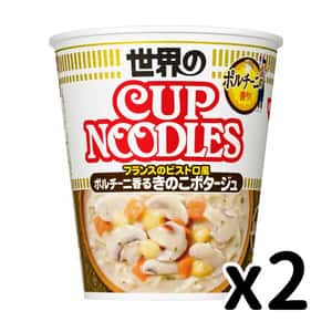 生活用品超級市場-日本日清食品-合味道杯麵-牛肝菌蘑菇濃湯風味-2個裝-期間限定-食品-寵物用品速遞