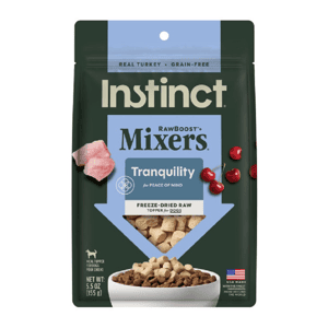 Instinct Instinct 狗糧 功能性系列 凍乾肉粒 Calming Support 寧心 5.5oz (600541) (新舊包裝隨機發貨)
