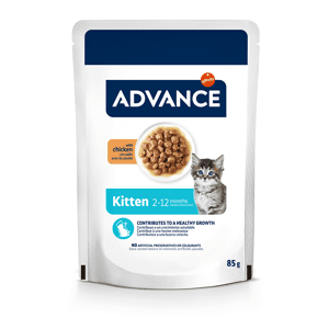 ADVANCE ADVANCE 貓濕糧 日常護理 幼貓配方 雞肉 85g (964526) (新舊包裝隨機發貨)