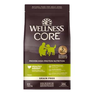 WELLNESS WELLNESS CORE 狗糧 無穀物 體重管理配方 去骨火雞及雞肉 4lb (新包裝) (88405)