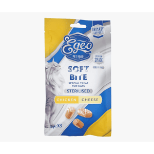 其他 Egeo 貓零食 肉醬夾心系列 雞+芝士 3x10g (HF04251)