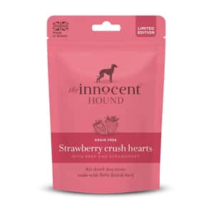 The Innocent Hound The Innocent Hound 狗零食 風乾小食 士多啤梨牛肉心形小食 70g