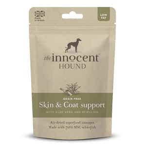 The Innocent Hound The Innocent Hound 狗零食 風乾保健小食 皮膚毛髮保健 白魚香腸加蘆薈及螺旋藻 10pcs