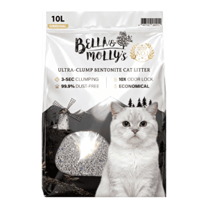 礦物貓砂 Bella & Molly s貝莉 極速超結團高級礦物貓砂 原味 10L