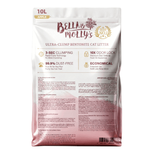 Bella & Molly's貝莉 極速超結團高級礦物貓砂 蘋果味 10L (圖片3)