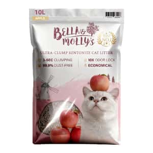 Bella & Molly s Ultra-Clump Bentonite Cat Litter (Apple) 10L 貓砂 礦物貓砂 寵物用品速遞