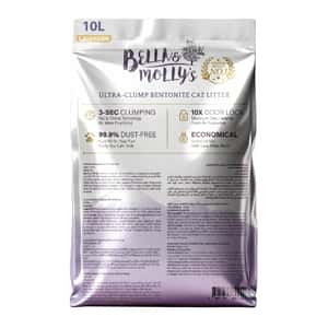 Bella & Molly's Bella & Molly's貝莉 極速超結團高級礦物貓砂 薰衣草味 10L 10L  正面圖