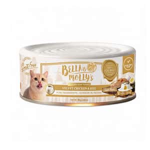 Bella & Molly s Golden Goat: Velvet Chicken & Egg Smooth Mousse Creamy Centre 80g - Grain-Free Canned Cat Food pet shop