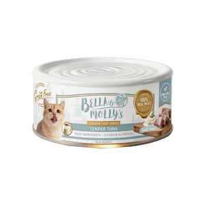 Bella & Molly's Bella & Molly's貝莉 貓罐頭 主食罐 無穀物黃金羊奶系列 鮮嫩吞拿魚慕絲 80g - 限時試食價 80g 正面圖