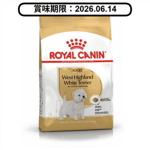 Royal Canin Royal Canin 狗糧 法國皇家狗糧 純種系列 西高地白爹利成犬專屬配方 西高地白爹利成犬糧 WH21 1.5kg (2559300) (賞味期限 2026.06.14)
