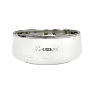 飲食用具 HUNDHAVN 犬用 防打翻不銹鋼寵物單狗碗 (P00217-1) 顔色隨機