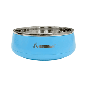 HUNDHAVN 犬用 防打翻不銹鋼寵物單狗碗 (P00217-1) 顔色隨機 (圖片3)