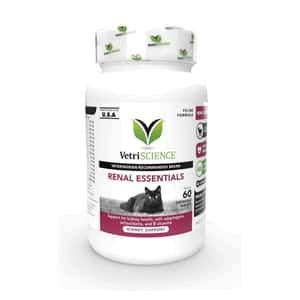 腎臟保健 防尿石 VetriScience 貓用 腎臟保健咀嚼片 60粒 (0900507.060)