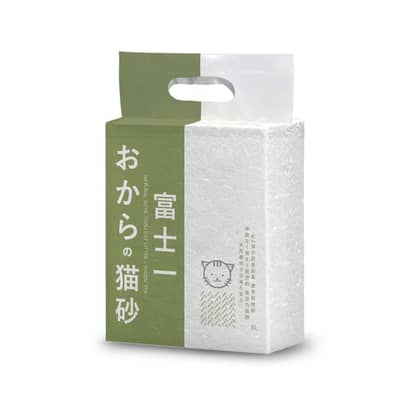 富士一 天然極簡豆乳豆腐貓砂 綠茶味 6L