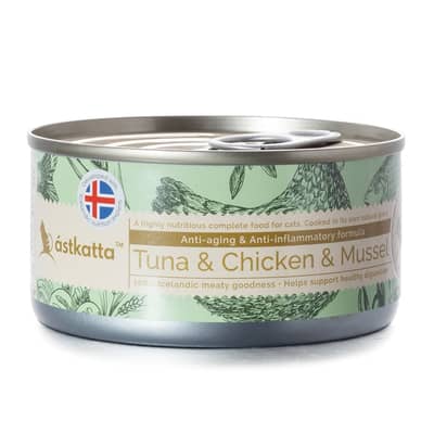 Astkatta 貓罐 白鰹吞拿雞肉貽貝 增强活力 170g