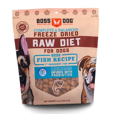 Boss Dog 犬用主食凍乾 魚肉配方 12oz (02410)