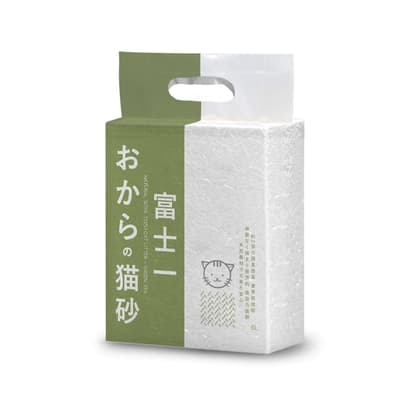 富士一 天然極簡日常 3.0 豆腐貓砂 綠茶味 6L - 原裝行貨