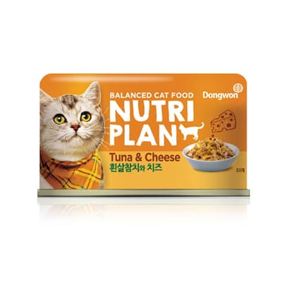 Nutriplan 貓罐頭 營養企劃 韓國低磷主食罐 芝士及白身吞拿魚 160g (64613) 限時優惠