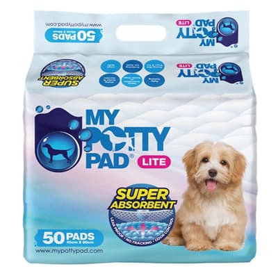 My Potty Pad LITE 殿堂吸 寵物尿墊 狗尿墊 狗尿片 原味 [45x60 M碼 50PADS] (LMPP050)