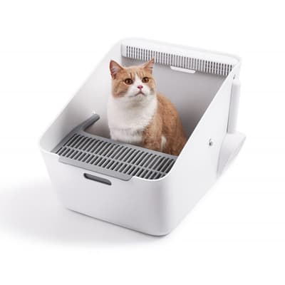 PETKIT Pura Cat Motion-Activated Self-Cleaning Litter Box, White (pkt2a)
