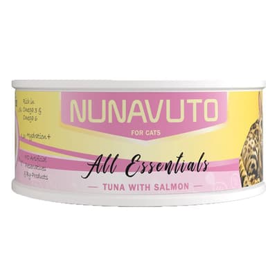 NUNAVUTO ALL Essentials Cat Can Main Course Soup Series Tuna+Salmon 75g (NU204271)
