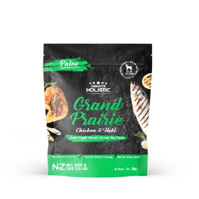 Absolute Holistic Air Dried Grand Prairie (Chicken & Hoki) Dog Treats 200g