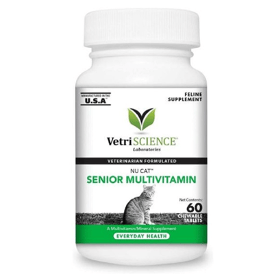 VetriScience Nu Cat Senior Tablet 60 count