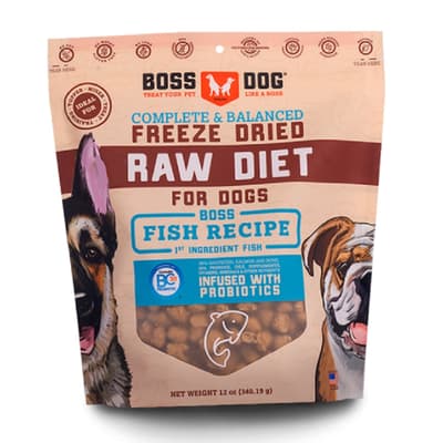 Boss Dog 犬用主食凍乾 魚肉配方 12oz (02410)