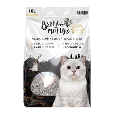 Bella & Molly's Ultra-Clump Bentonite Cat Litter (Original) 10L