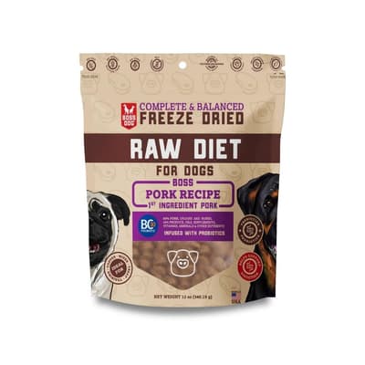 Boss Dog 犬用主食凍乾 豬肉配方 12oz (02414)