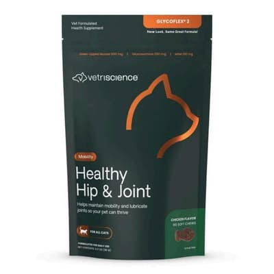 VetriScience Healthy Hip & Joint for Cats 60 Soft Chews(Chicken Flavored)
