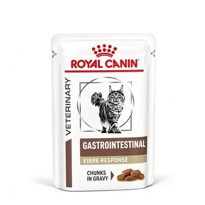 Royal Canin Prescription Diet Gastrointestinal Fibre Response Adult Cat Wet Food (Gravy) 85g (R439300)