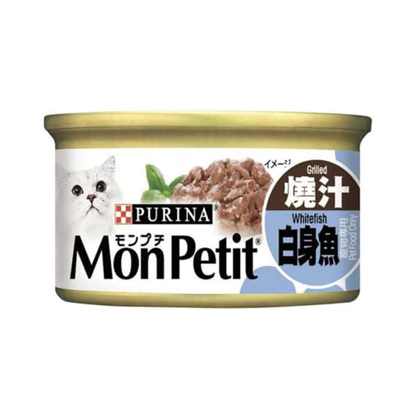 MonPetit 貓罐頭 至尊系列 精選燒汁白身魚 85g (燒汁系列) (淺藍白) (NE12451374) (圖片1)