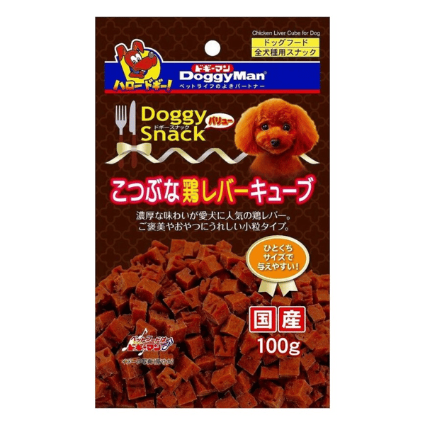 DoggyMan 日本狗零食 雞肝粒 100g (停售) (圖片1)