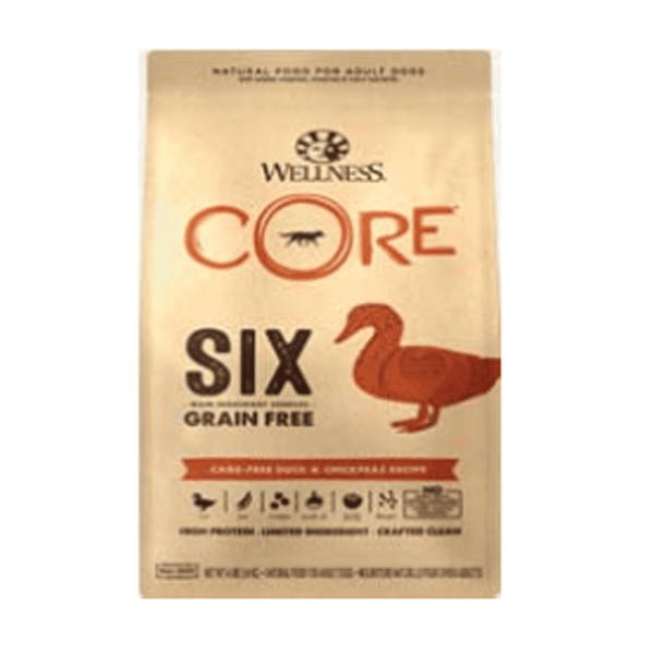 WELLNESS CORE SIX 無穀物單一蛋白質抗敏配方 鴨肉 4lb (88003) (停售) (圖片1)